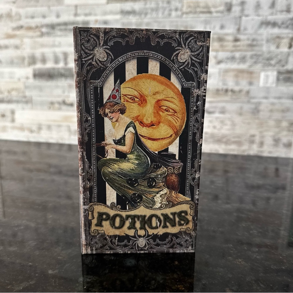 Vintage Style Potions Book Box - Picture 4 of 11